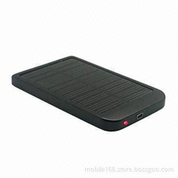 Portable Solar Charger with 3,000mAh Capacity, Nobel, Elegant, Green Product and Energy-saving